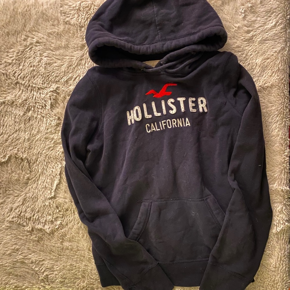 Hollister pull over hoodie size Large